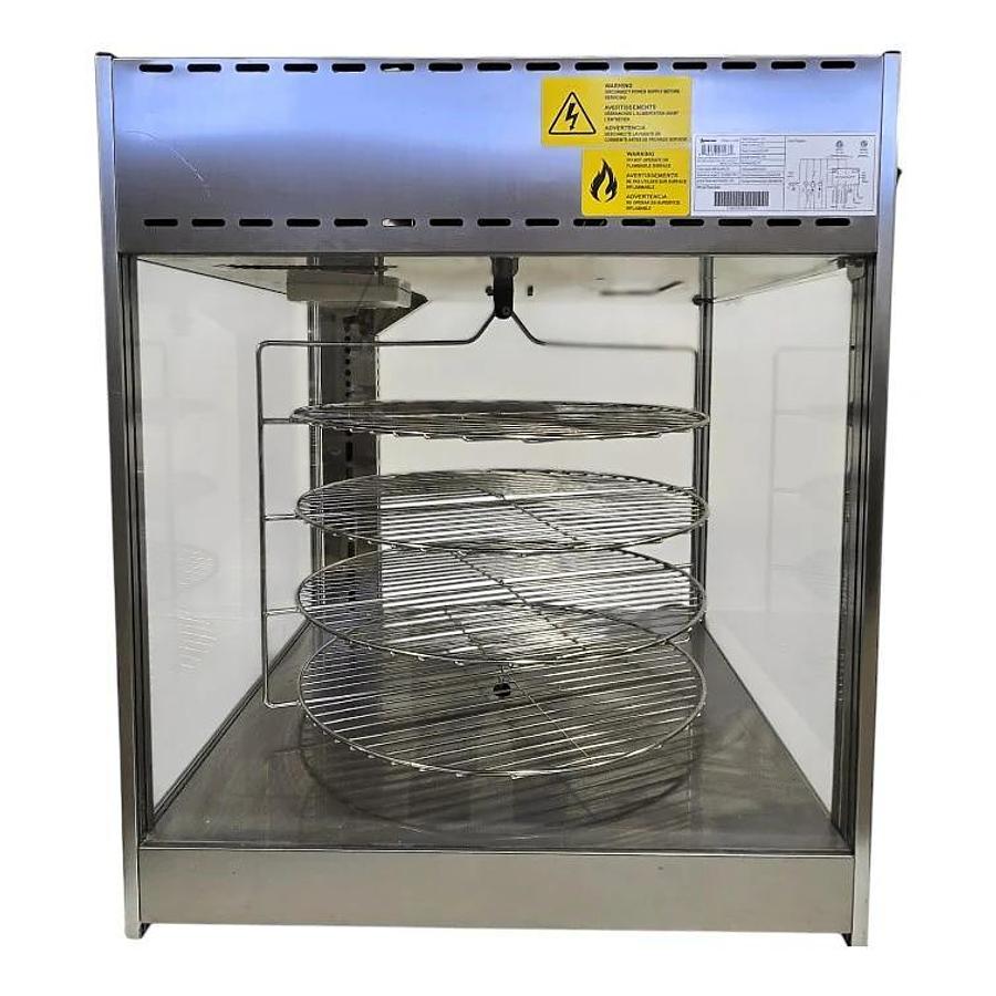 Used Omcan DW-CN-0457-SS Display Pizza Warmer - 18"