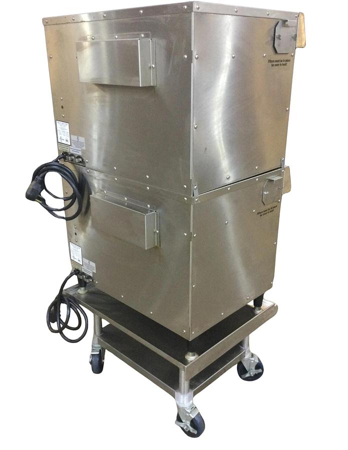 Used Quik n' Crispy GF5 Double Greasless Ventless Commercial Air Fryer Oven