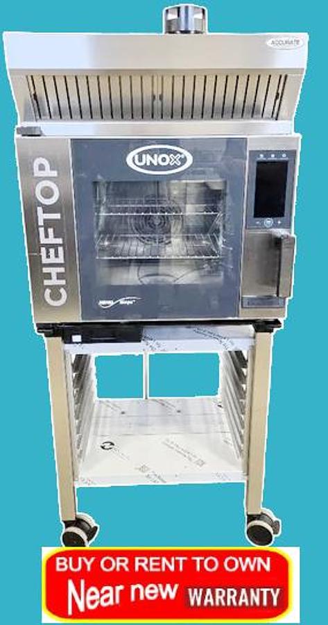 Used  Video Thumbnail Learn how Rent-Try-Buy works with flexible weekly payments CERTIFIED USED  Unox XAVC-0511-EPRM Electric Countertop Combi Oven with XAVHC-HC11 Ventless Hood and Stand