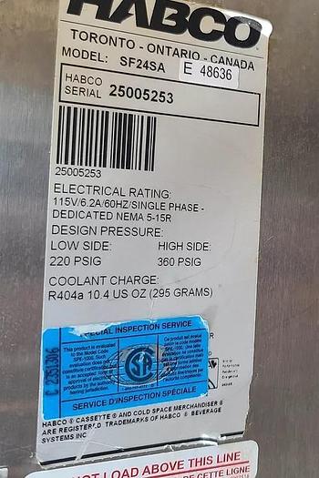 Used Habco Freezer -Single door