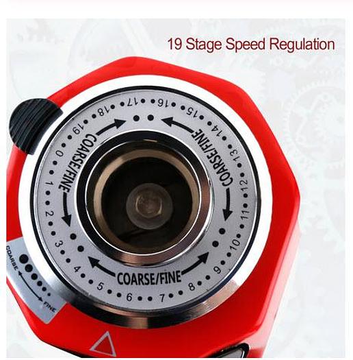 Bean grinder - coarse to fine setting