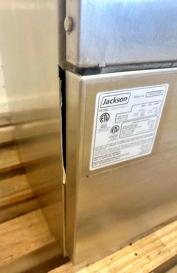 Used JACKSON DISHSTAR HT" HIGH TEMP UNDERCOUNTER DISHWASHER WITH 2 RACKS, 1PH
