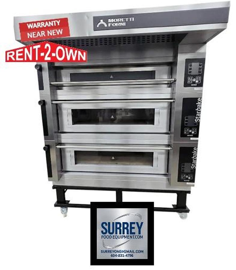 Used Moretti Forni S120 C 30P/16U/30WP Electric Pizza Oven
