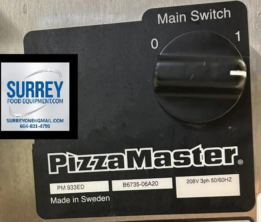Used PIZZA MASTER 3-DECK ELECTRIC PIZZA OVEN