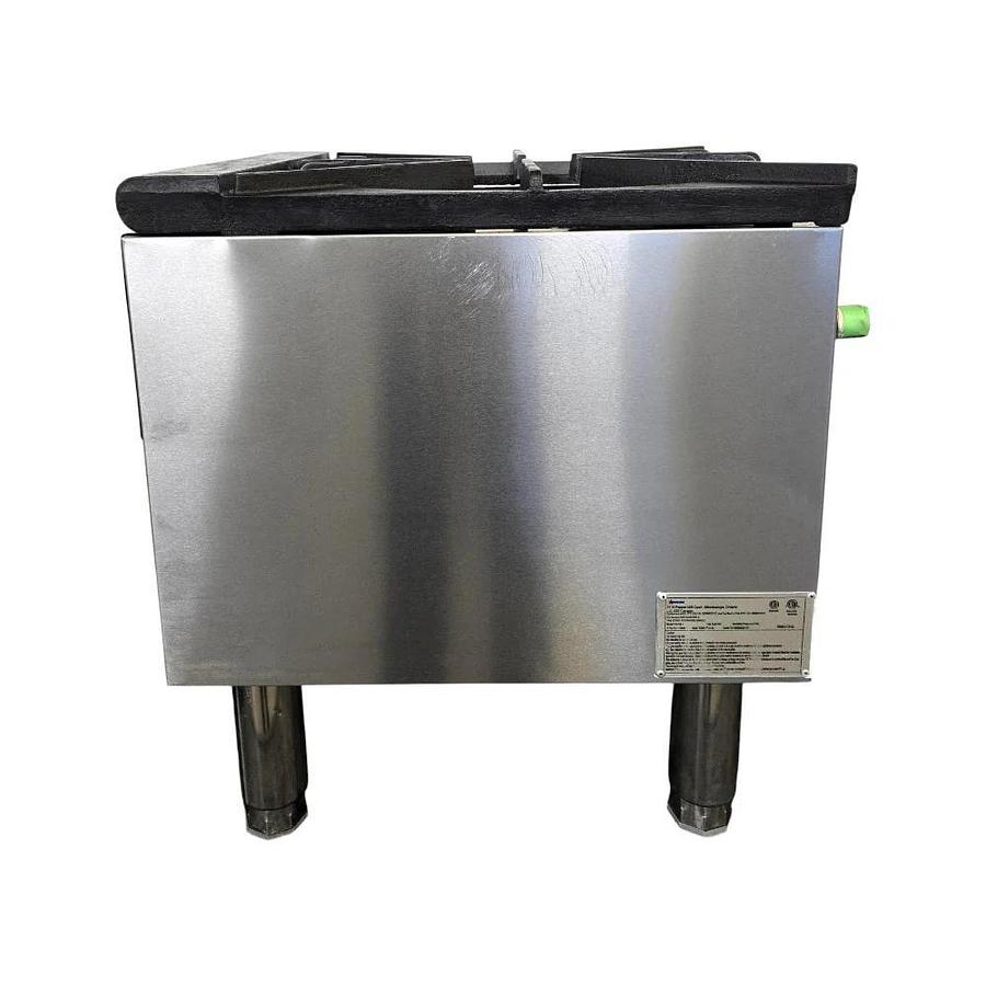 Used Omcan 37525 Single Stock Pot Range - Natural Gas -warranty
