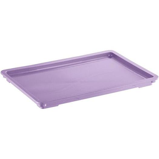 18" x 26" White Heavy-Duty Polypropylene Dough Proofing Box Lid
