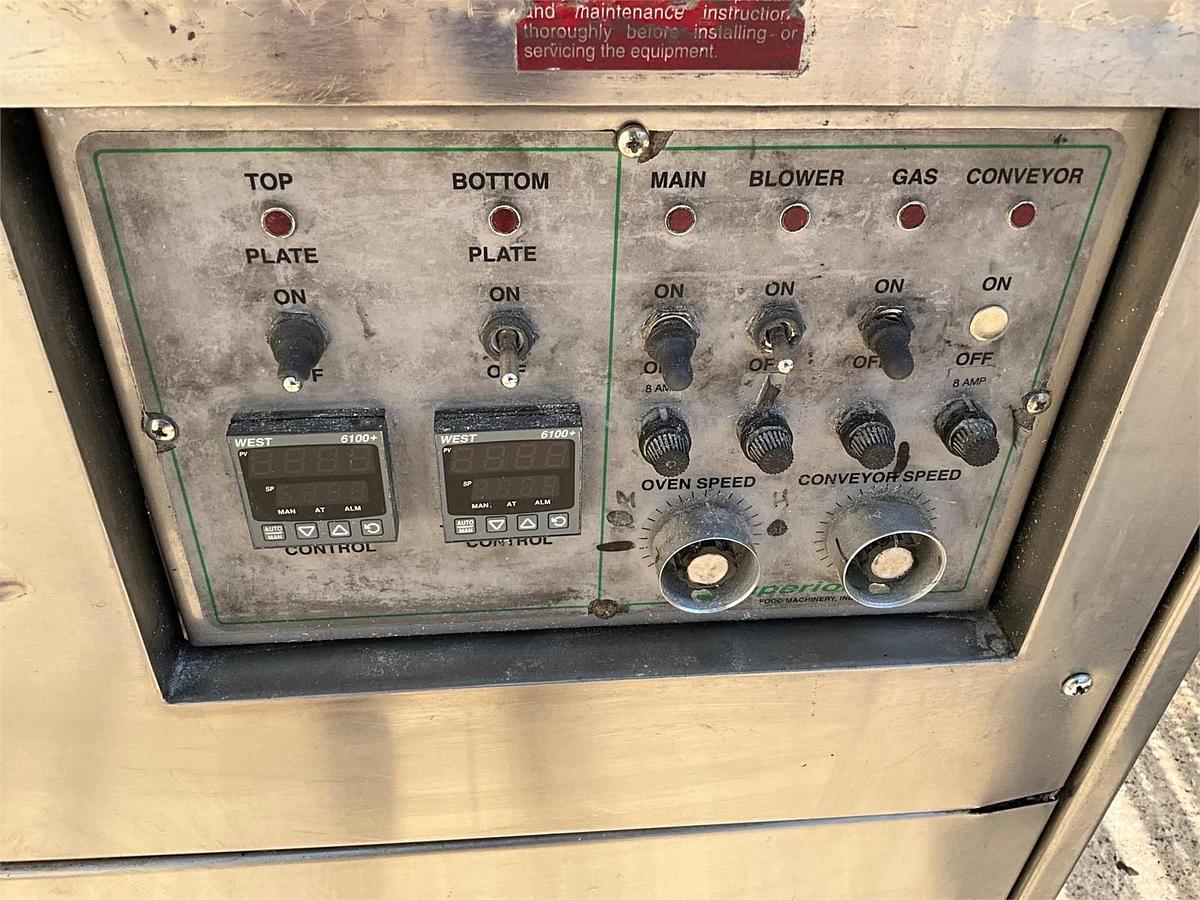 Used Superior gas corn and tortilla line with conveyors