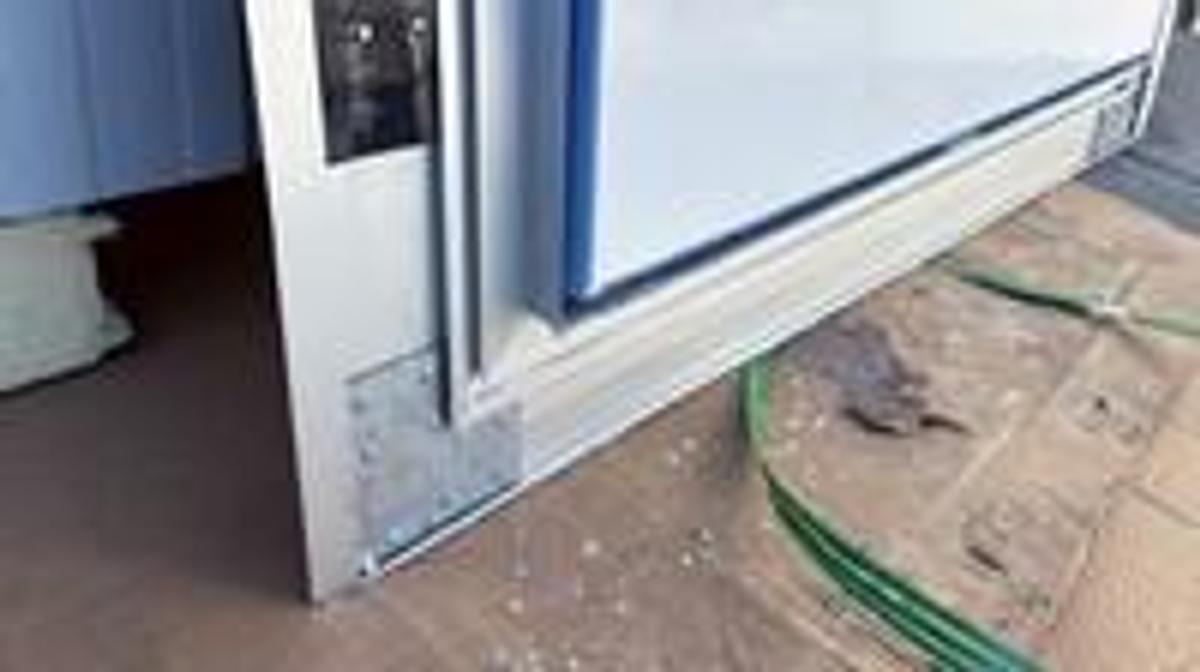 Used Walk in Freezer Man Door Heated
