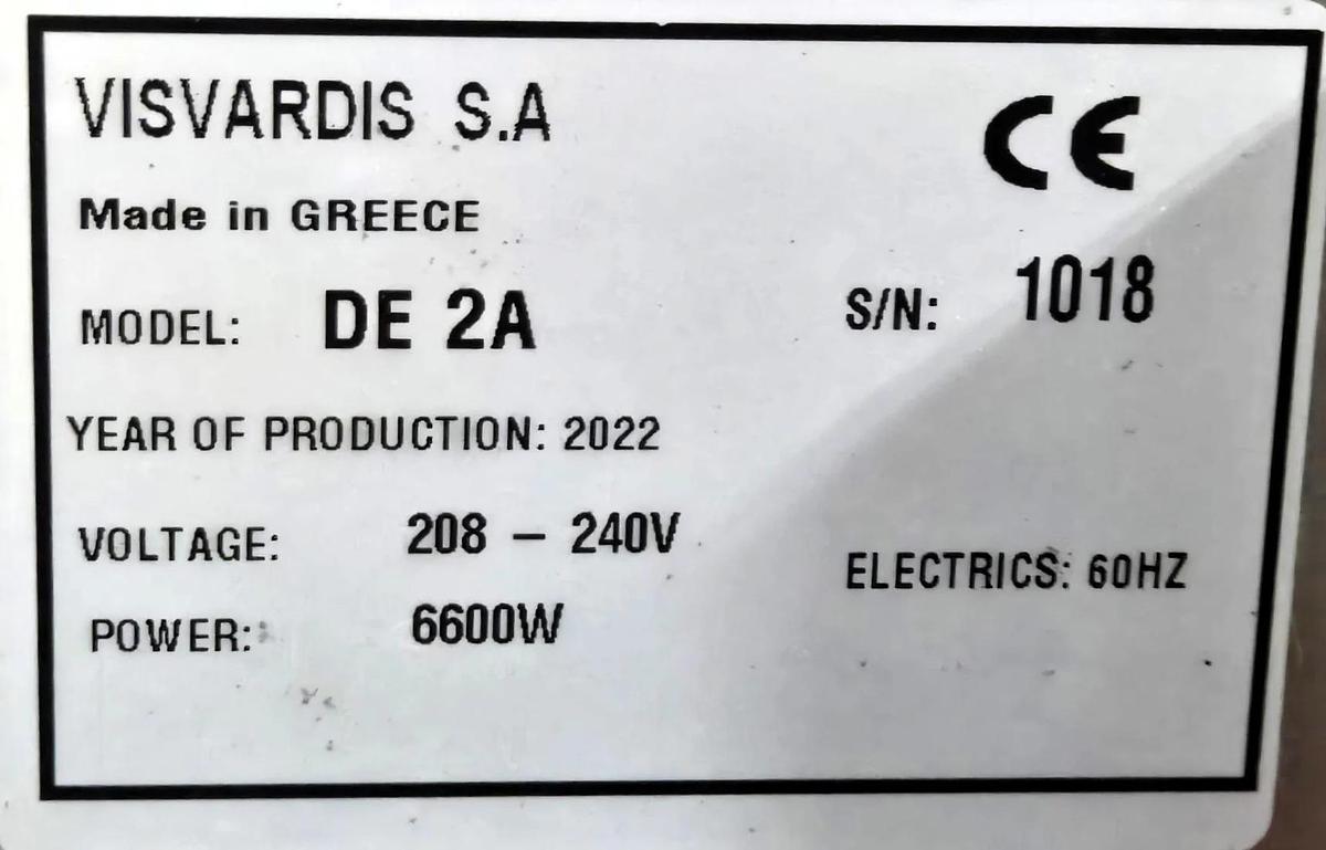 Used  Visvardis DE2A Electric Gyro Machine - WARRANTY