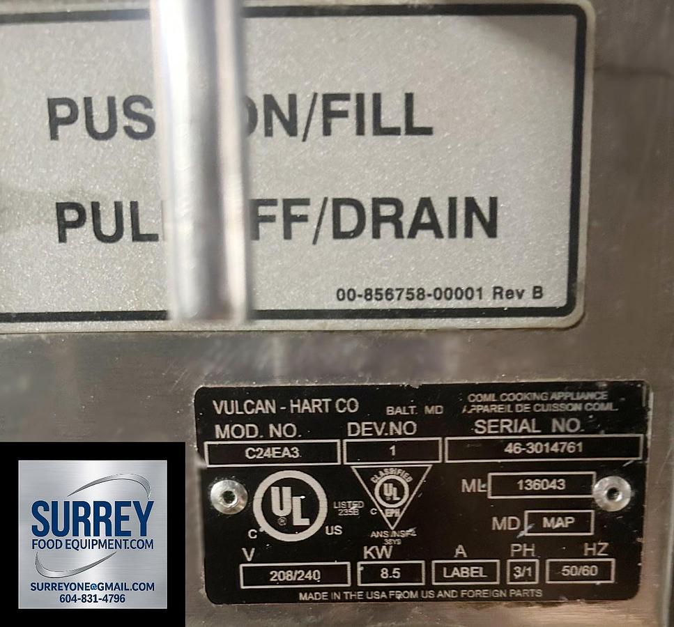 Used Vulcan Steam Cooker