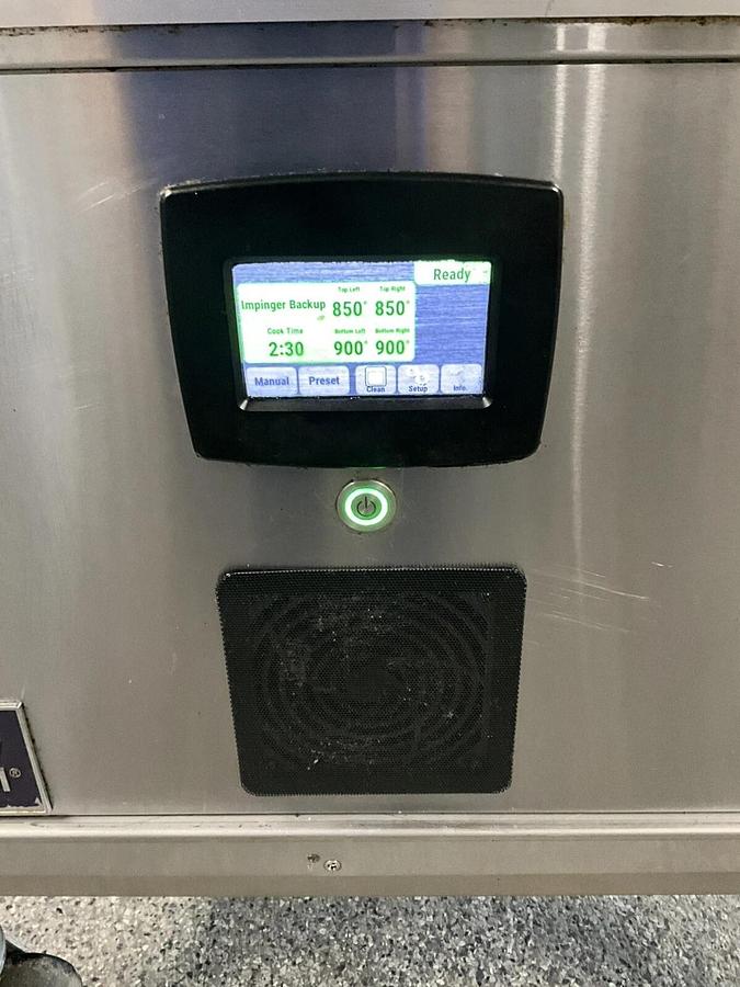 Used 2023 CTX Middleby Marshall DZ33T Infrared Radiant conveyor pizza double oven 