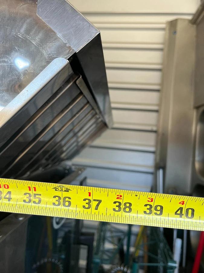 Used Unox Convection Oven w/Ventless Hood, slightly used 208/240v on rolling cart