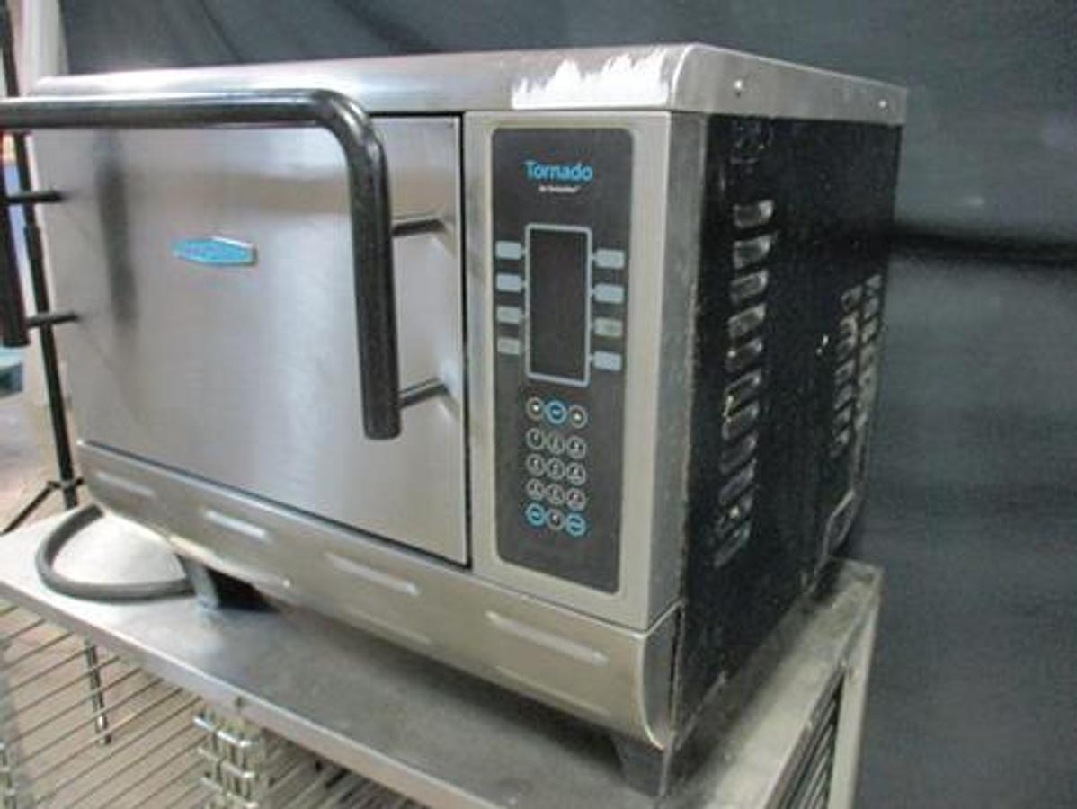 Used Tornado Stainless Steel Commercial Countertop Electric Rapid Cook Ventless Oven with One Touch Controls