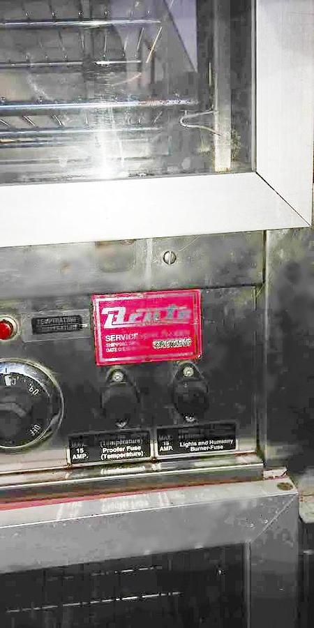 Used Brute convection oven with Proofer Combination