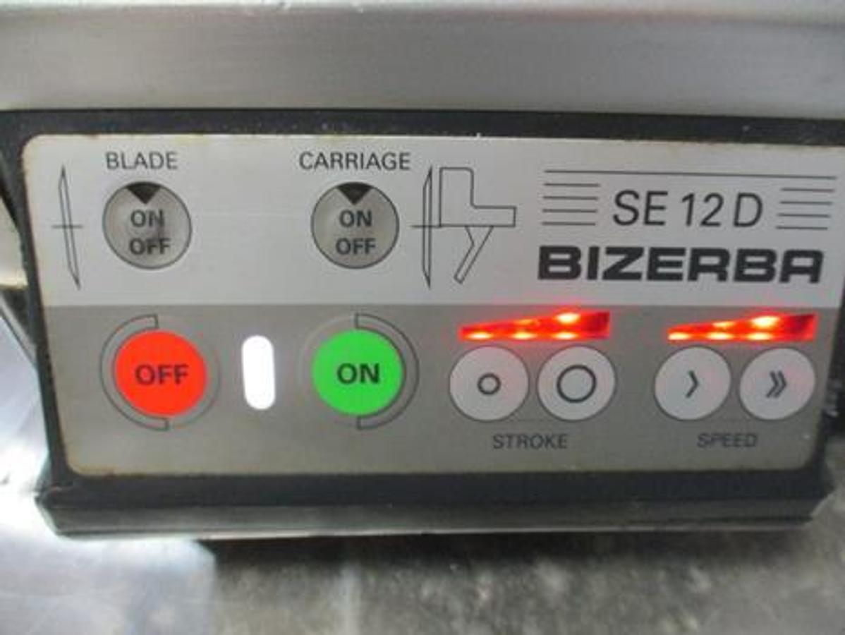 Used Bizerba Model SE 12 D US Automatic/Manual Gravity Meat/Cheese Deli Slicer