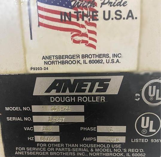 Refurbished ANETS DOUGH SHEETER - GREAT FOR PIZZA OPERATION