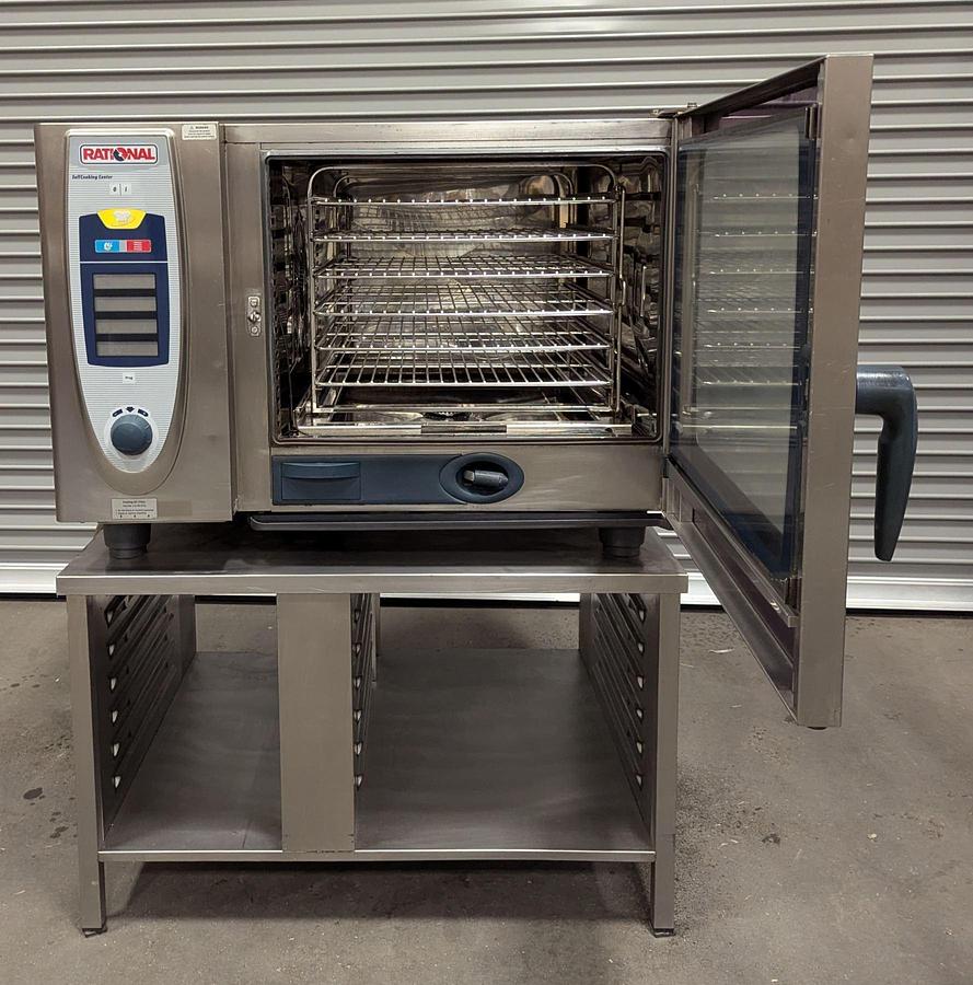 Used Rational SCC62 Selfcooking Center Electric Combi Oven W/UG2 Stand