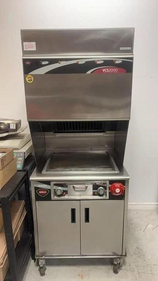 Used WELLS ELECTRIC VENTLESS GRIDDLE & STORAGE BASE