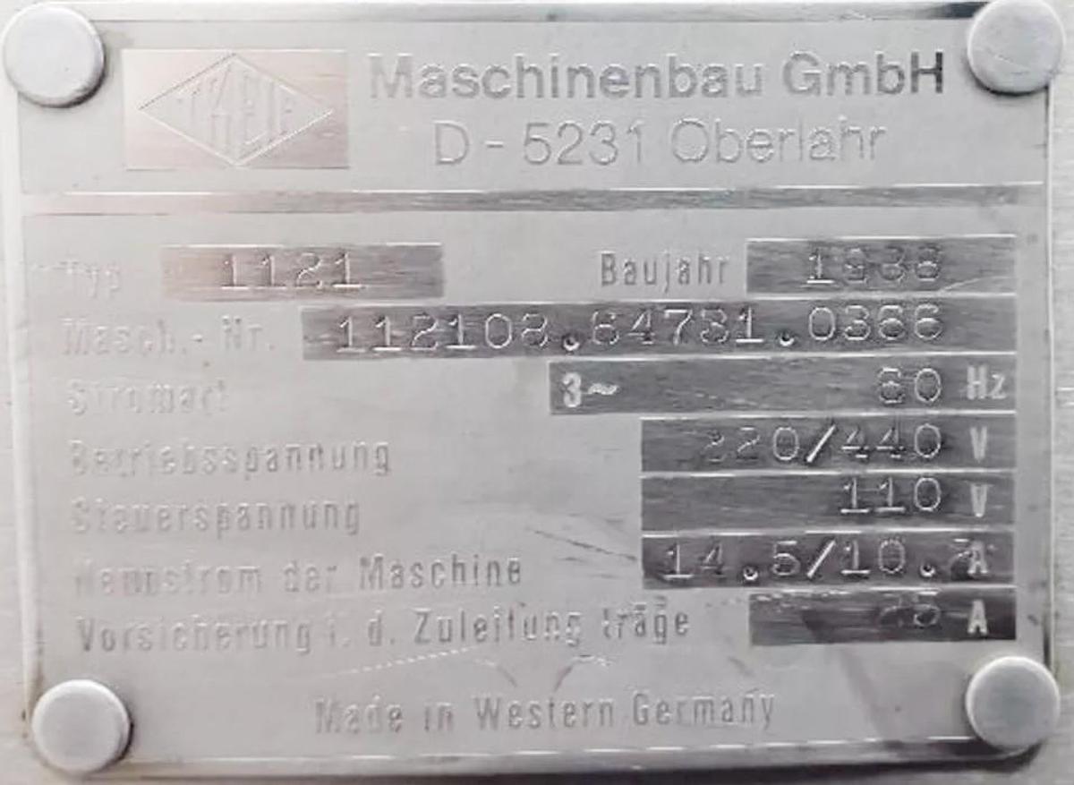 Used Treif 1121 Horizontal Slicer