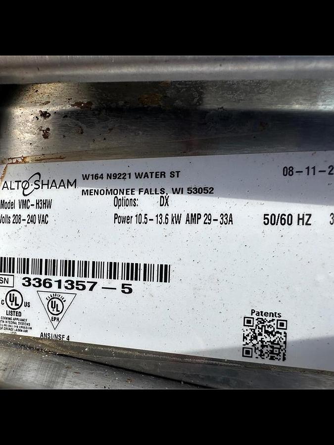 Used 2023 Alto-Shazam Multi Cook Oven w/ 3 chambers