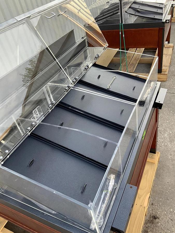 Used 48" Marco Self Service Bolillo Rolls Bread Merchandiser Bakery display