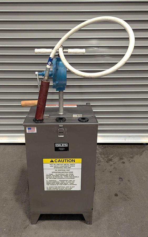 Used Giles GOC Portable Waste Oil Caddy