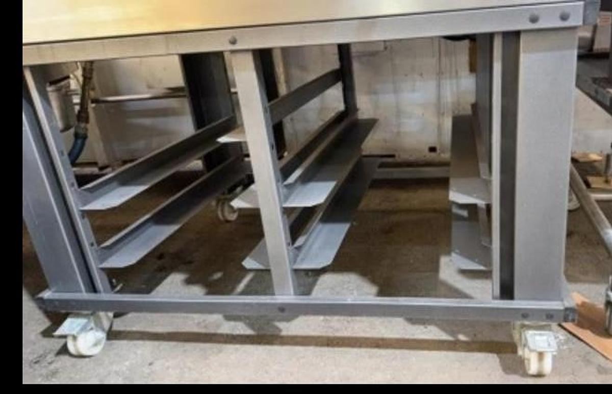 Used Moretti forni commercial pizza deck oven 52x39x64