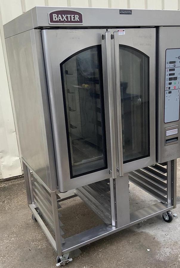 Used Baxter Hobart Electric mini rack oven steam oven w/ stand bakery bread OV310E