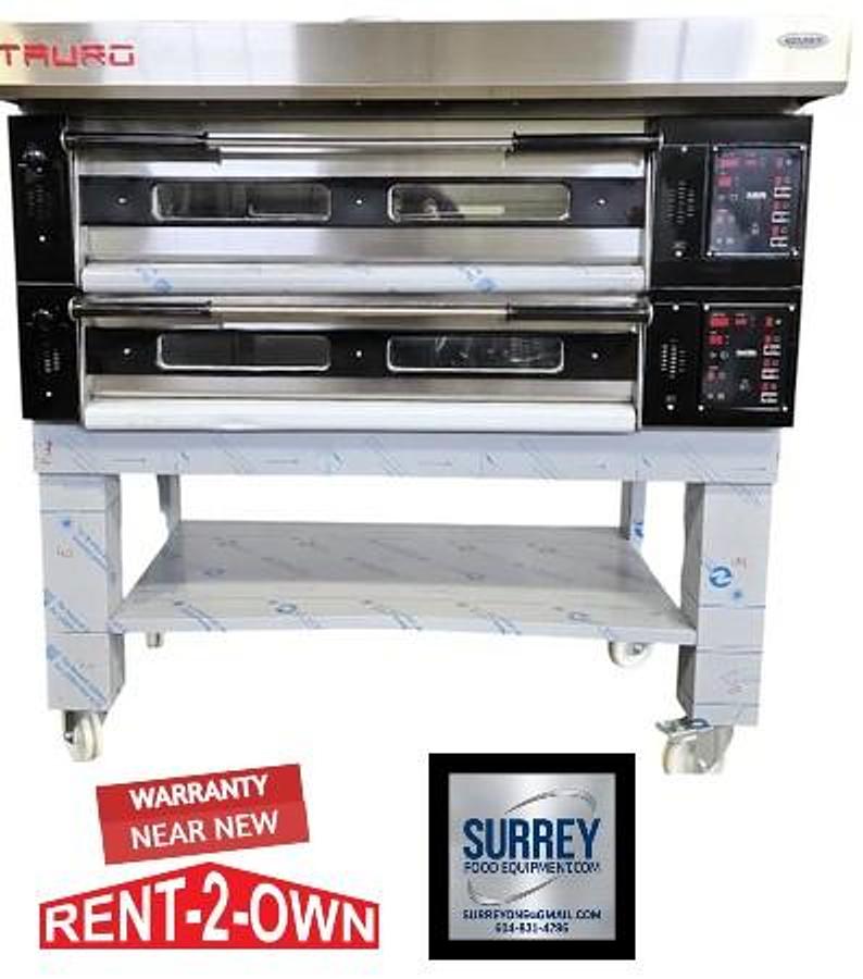 Used Tauro Oven T7-2-8/10 Double Deck Electric Oven