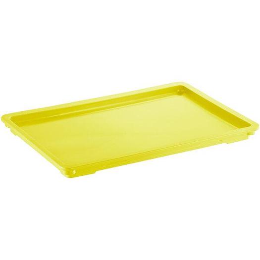 18" x 26" White Heavy-Duty Polypropylene Dough Proofing Box Lid