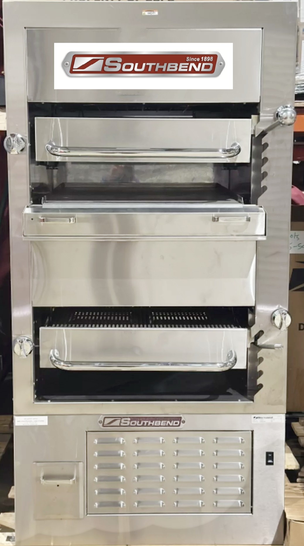 Used SOUTHBEND 34" UPRIGHT INFRARED BROILER (NEW) - PRICE HAS BEEN SLASHED