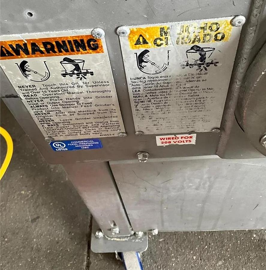 Used Biro commercial meat grinder mixer