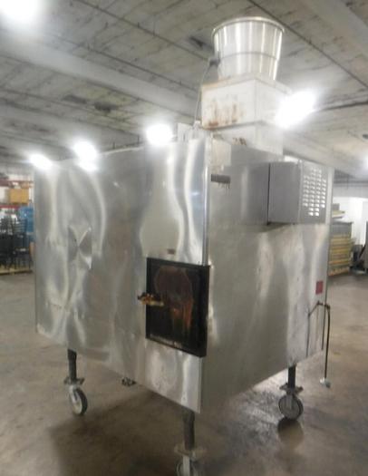 Refurbished SOUTHERN PRIDE 52.5" X 75" GAS LP WOOD BURNING BBQ PIT SMOKER