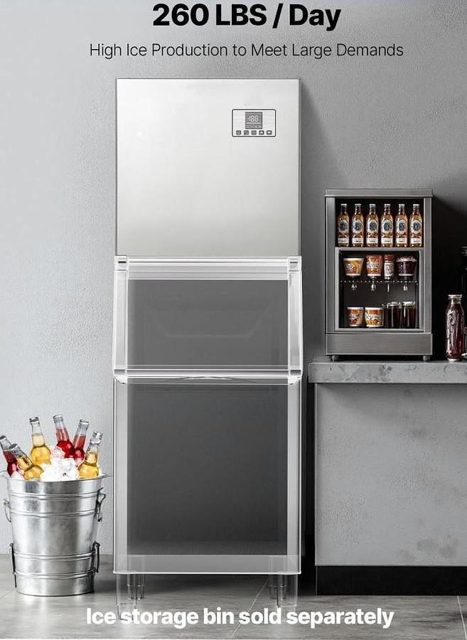 Used 260LB ICE CUBE MACHINE HEAD - WARRANTY - BRAND NEW 