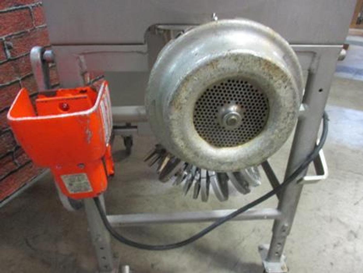 Used Biro Model AFMG-24 Commercial Meat Mixer/Grinder With Foot Pedal 