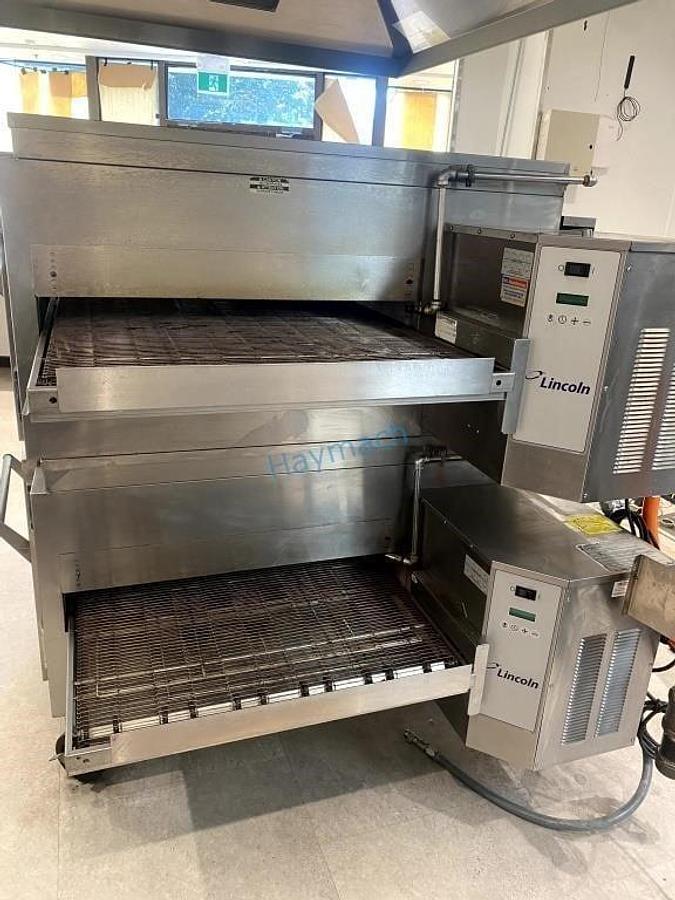 Used LINCOLN 1450-000-U DBL IMPINGER GAS CONVEYOR OVEN