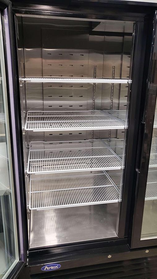 Used Atosa MCF8728GR 3 Glass Door Merchandiser Freezer