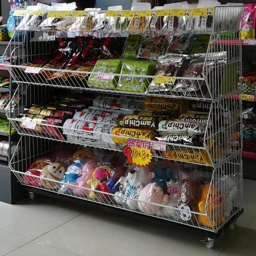 5 layer Grid Shelf Shelves Retail Display 20*19*55