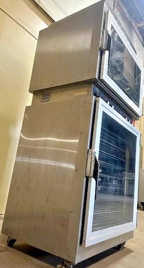 Used DUKE ELECTRIC 3PH 2 IN 1 TOP OVEN AND BOTTOM PROOFER BAKING OVEN STATION
