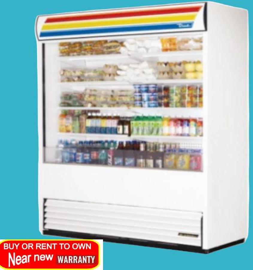 Used TRUE TAC-72 Refurbished Open Case Refrigerator