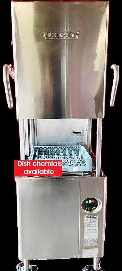 Used Hobart AM15VLT ventless high temp dishwasher
