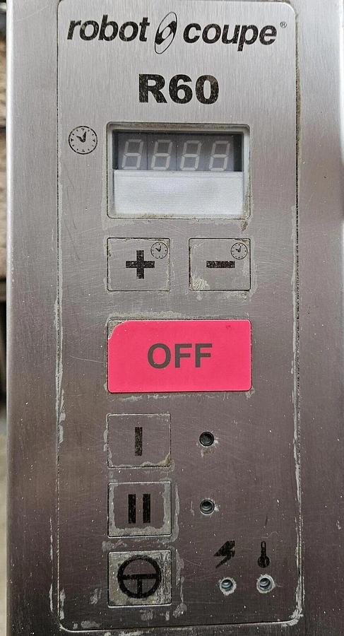 Used ROBOT COUPE R60, 63 QUART CAPACITY HIGH SPEED FOOD CUTTER/MIXER