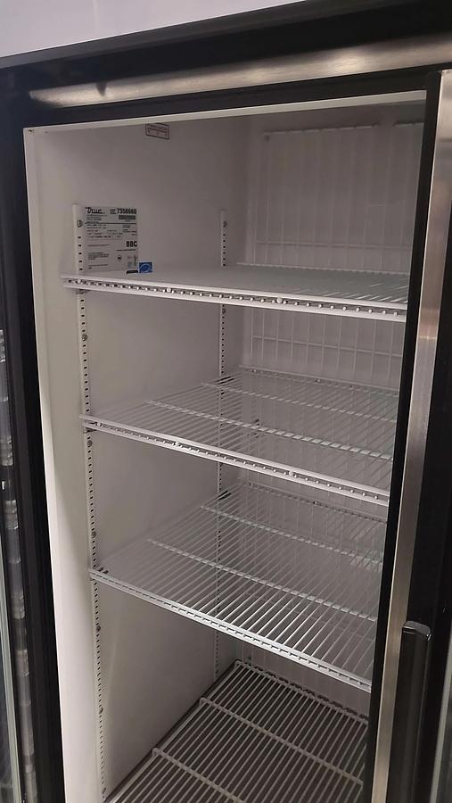 Used True GDM-72F-LD Three Glass Door Freezer