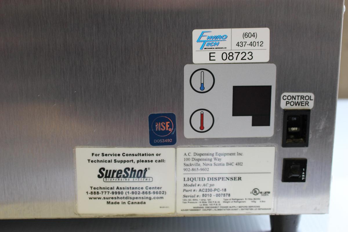 Used Sureshot AC30 Milk Liquid Dispenser-