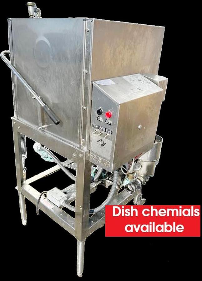 Used Commercial Low Temp ADS Pass Thru Dishwasher/Warewasher