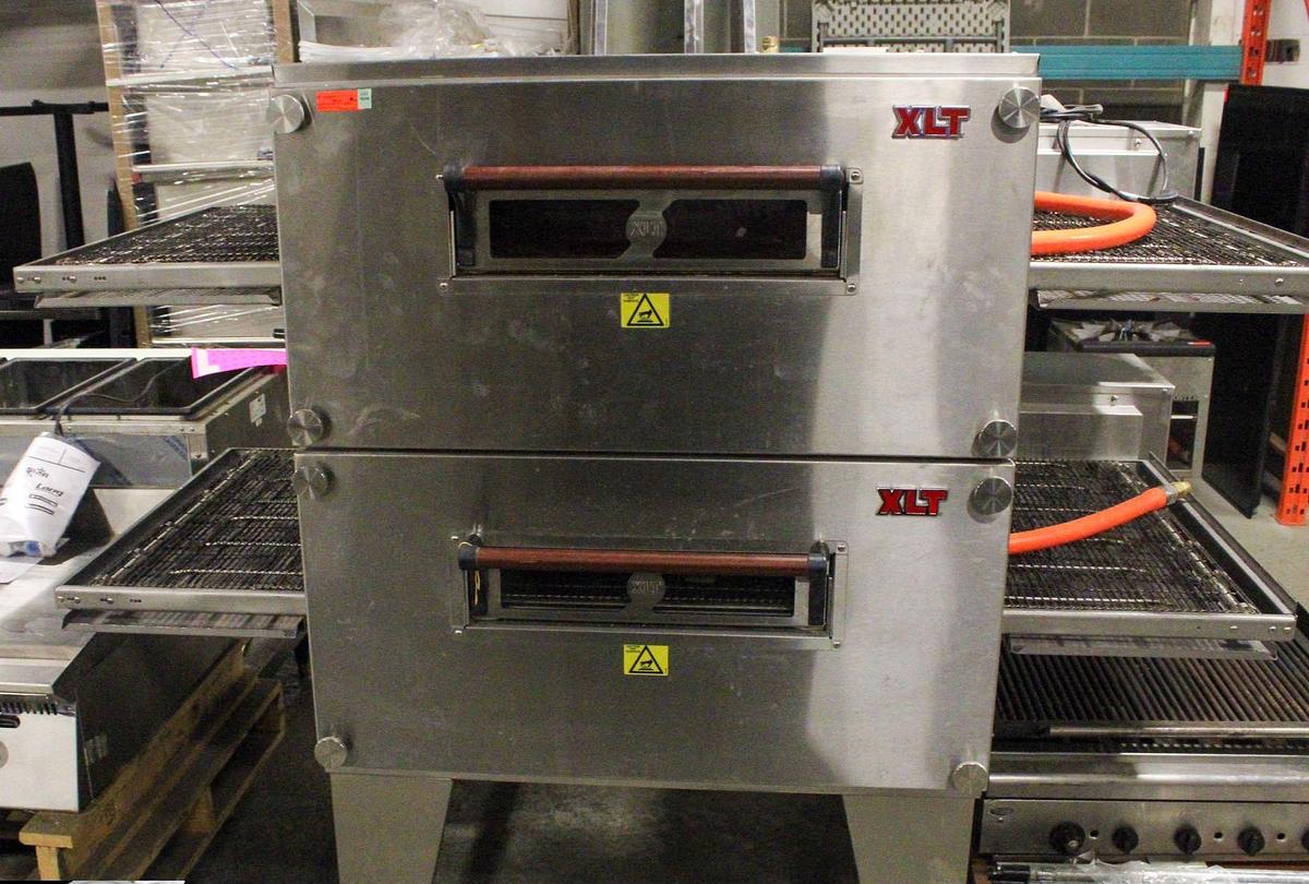 Used XLT DOUBLE DECK NG PIZZA OVEN - X3H-3240