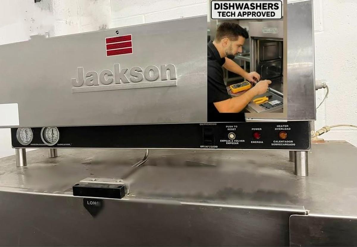 Used Jackson conveyor dishwasher - AJ-44CE