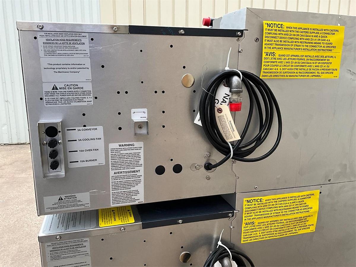 Used 2 stack Lincoln Impinger gas 1600 conveyor oven - NEAR NEW CONDITION