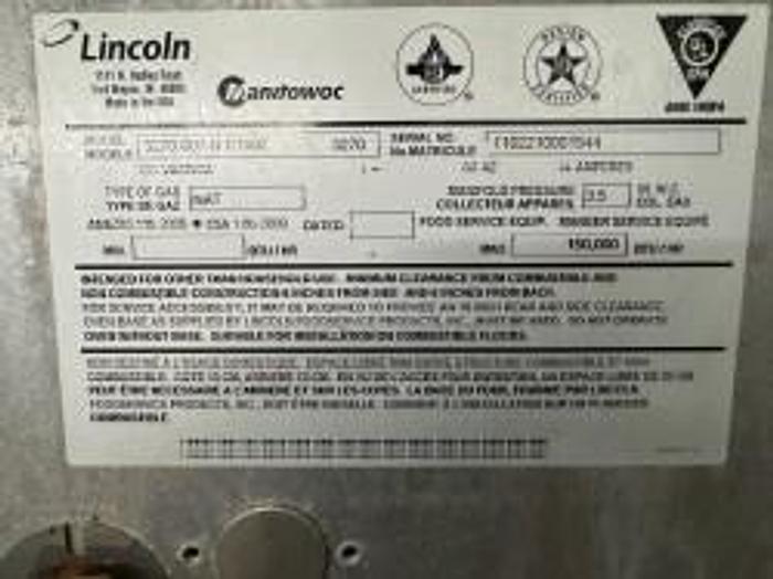 Refurbished Lincoln Impinger 3270 Double Gas Pizza Conveyor Oven