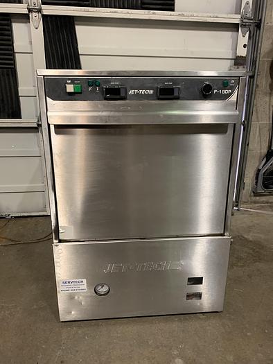 Used Jet Tech F-18DP - High Temperature Under counter Dishwasher (Used)